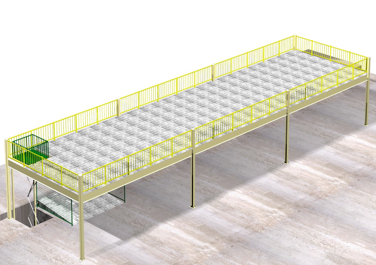 Mezzanine floor  ชั้นลอยเพื่อเพิ่มพื้นที่ใช้สอยในอากาศ